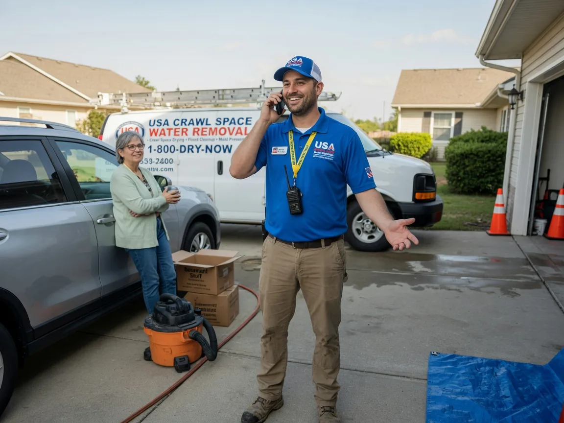 Crawl Space Water Removal Rebecca, GA FAQs